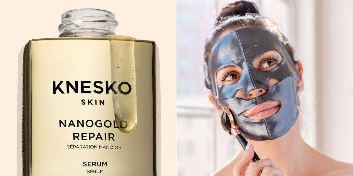Perfect Pair: Black Pearl Face Mask + Gold Repair Face Serum to Lift, Firm, and Renew