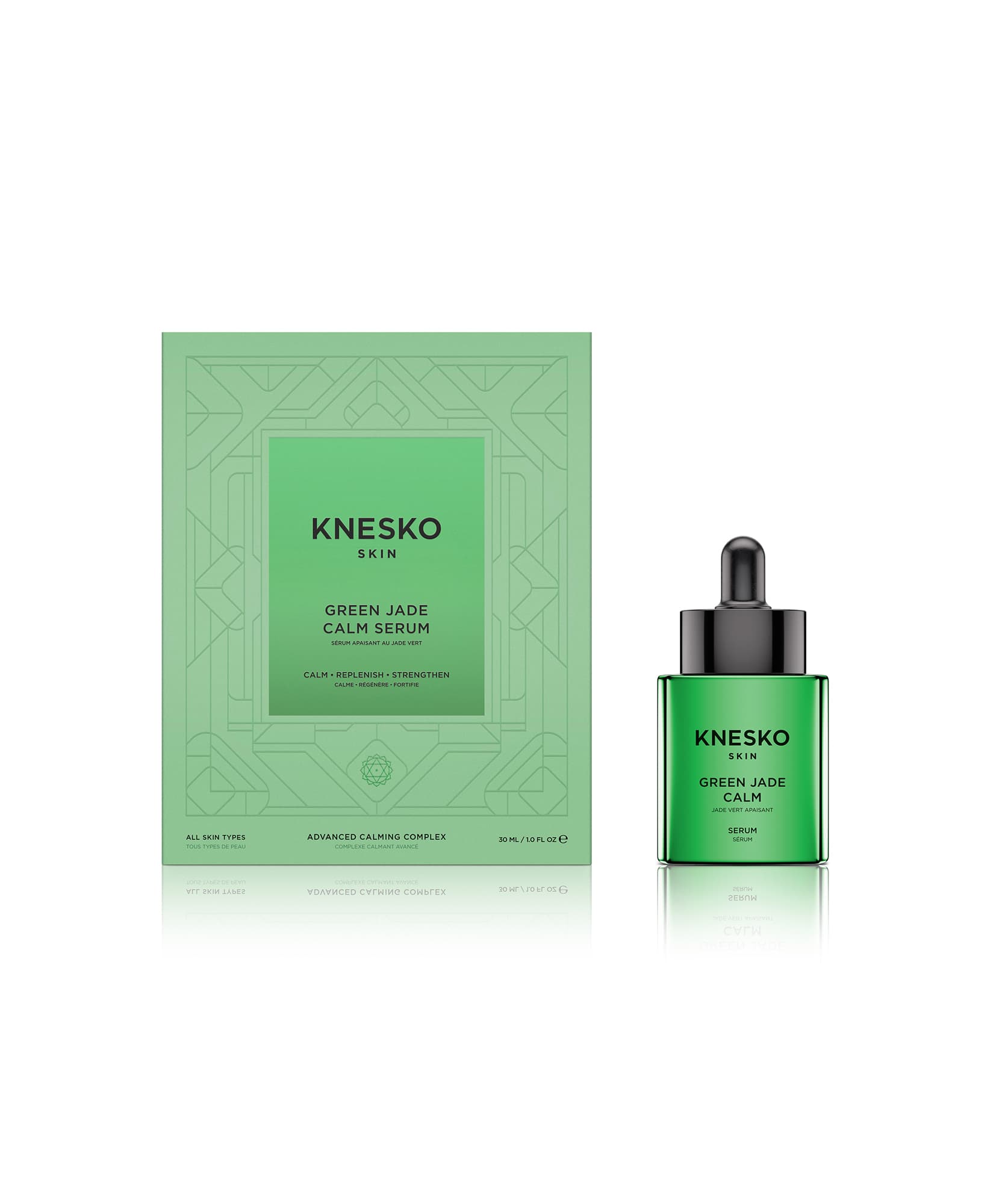 green jade serum outside packaging 