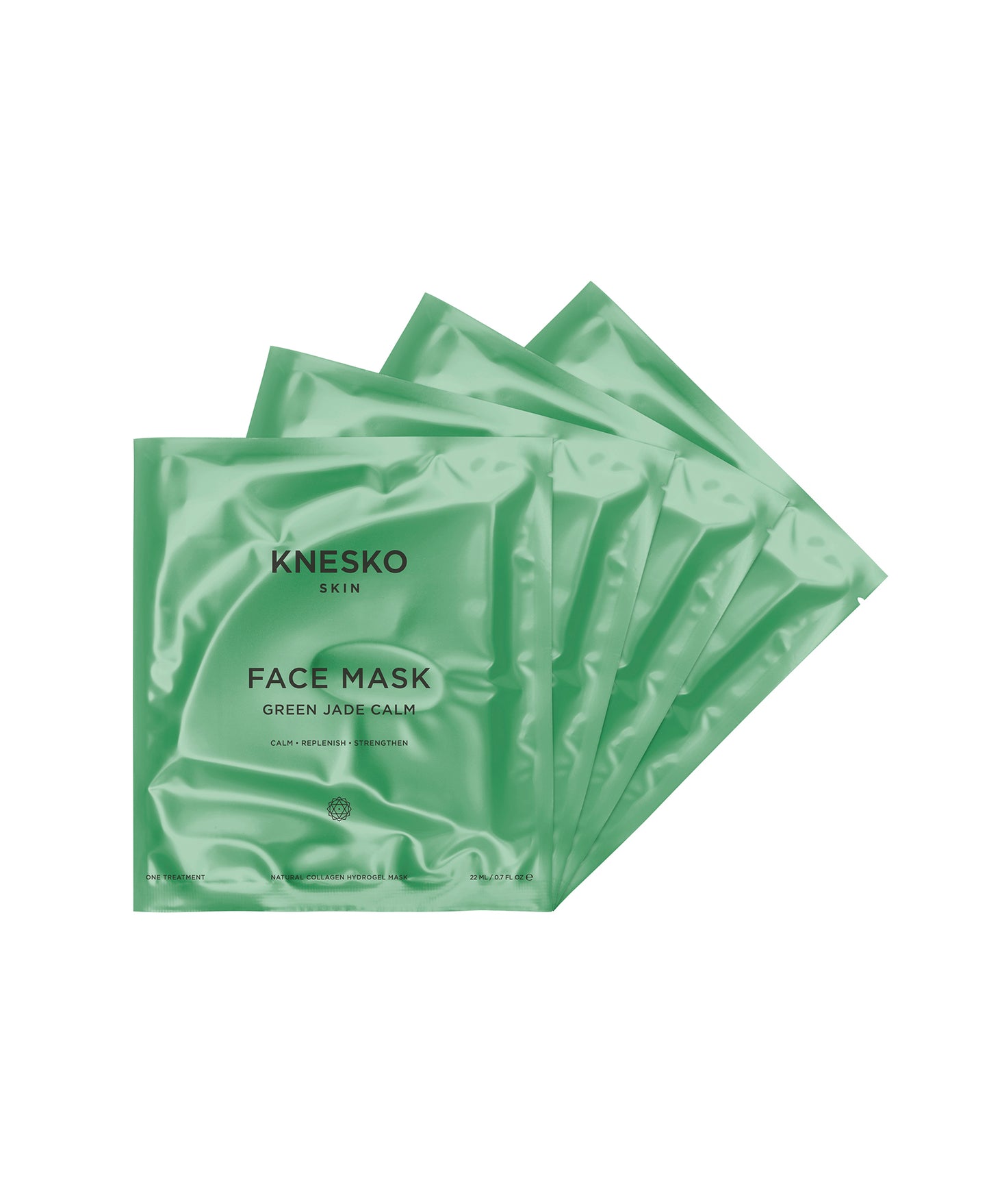 green jade collagen face mask four pack