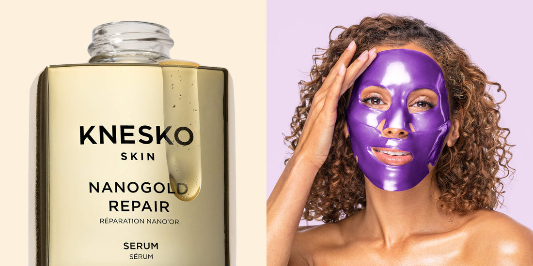 A Perfect Pair: Gold Repair Serum + Amethyst Hydrate Face Mask