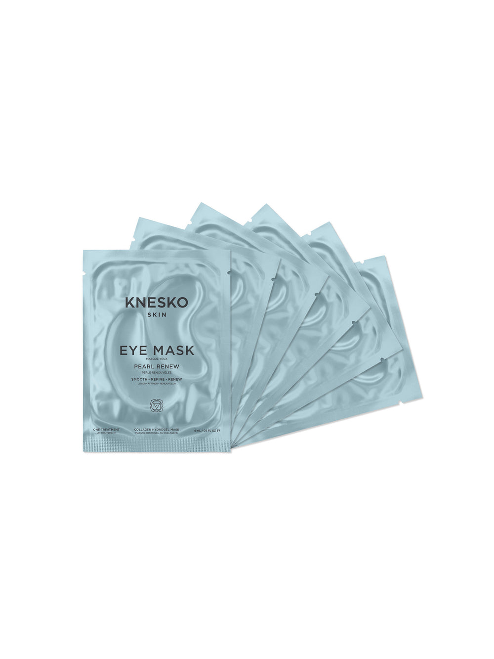 Knesko eye mask packaging on a white background