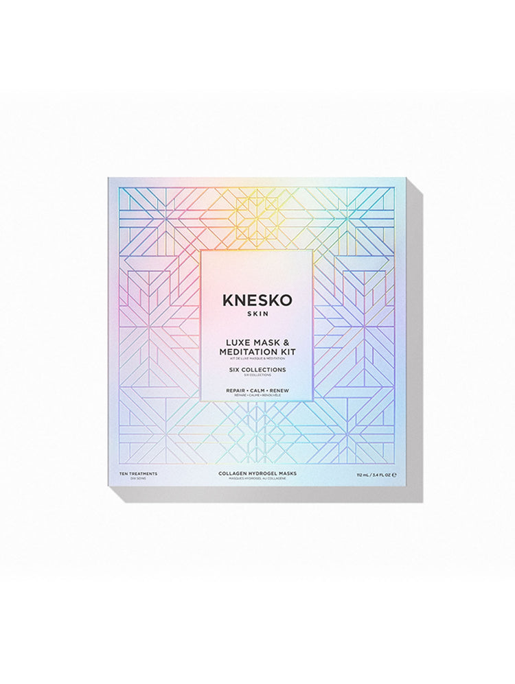 Knesko masking kit packaging with geometric design on a white background