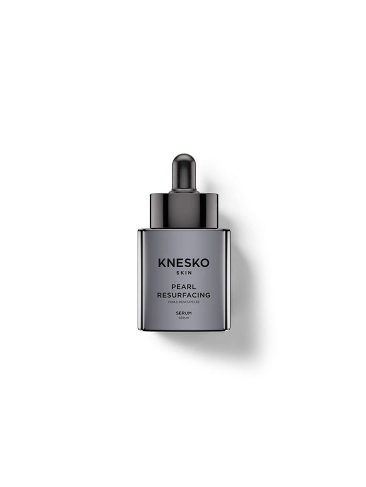 Knesko Pearl Resurfacing serum bottle on clean white background.