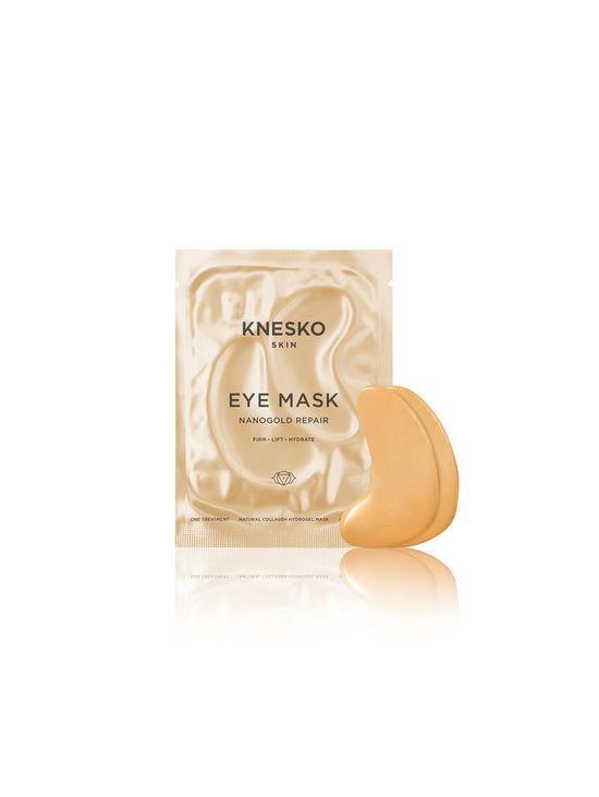 Knesko eye mask packaging on a white background