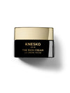Knesko The Rich Cream jar with gold lid on a white background