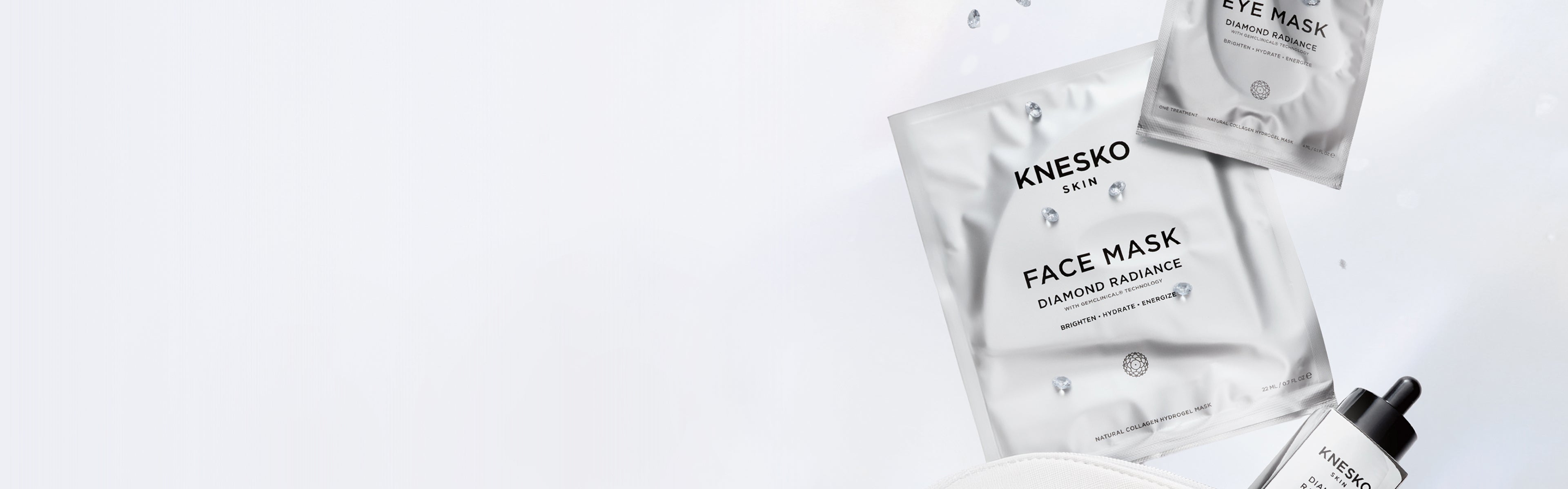 Knesko face mask packaging on a white background