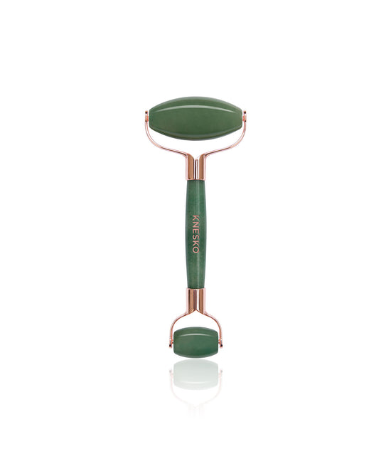 green jade gemstone face roller