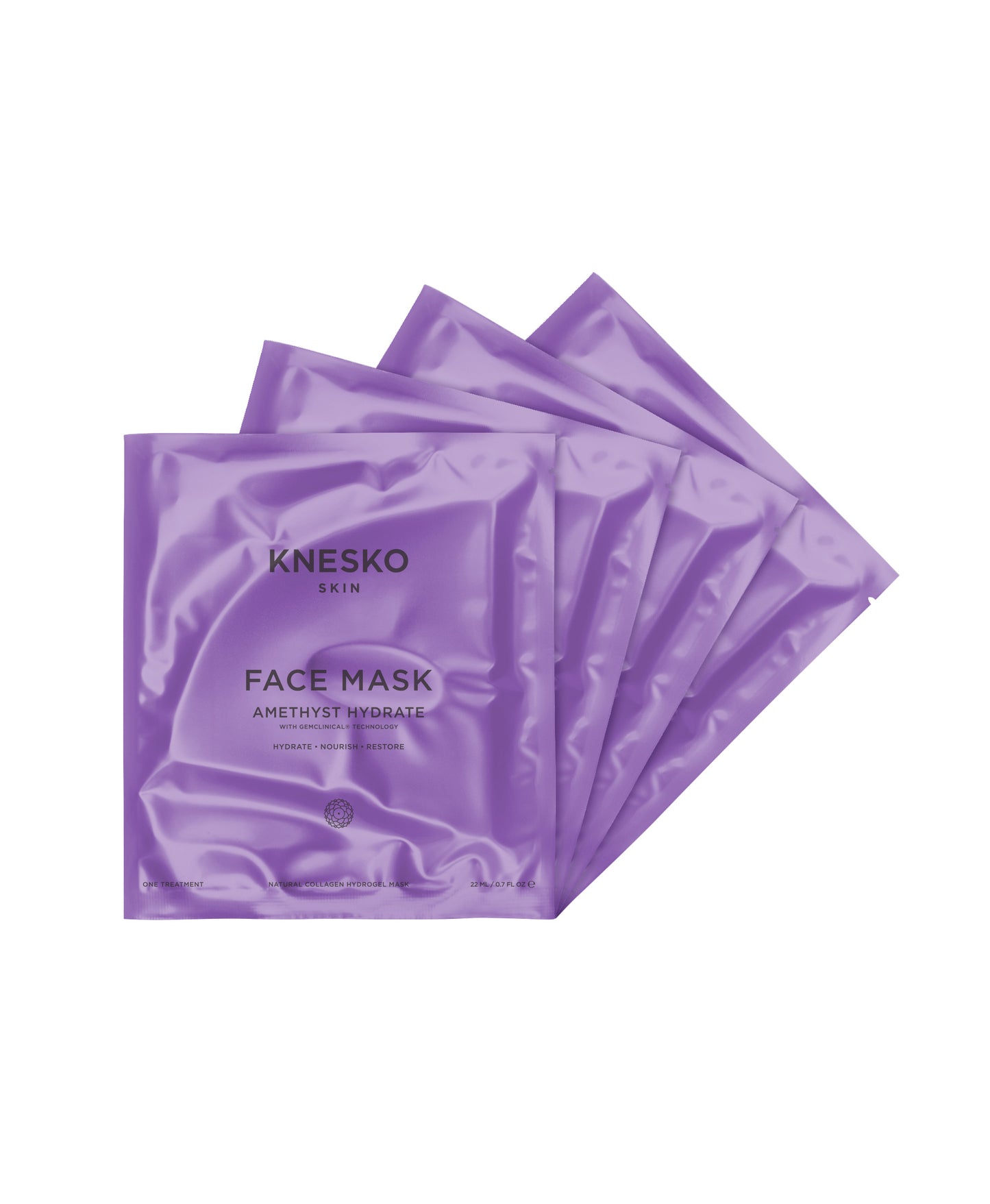 Amethyst Hydrate Face Mask 4-Pack.