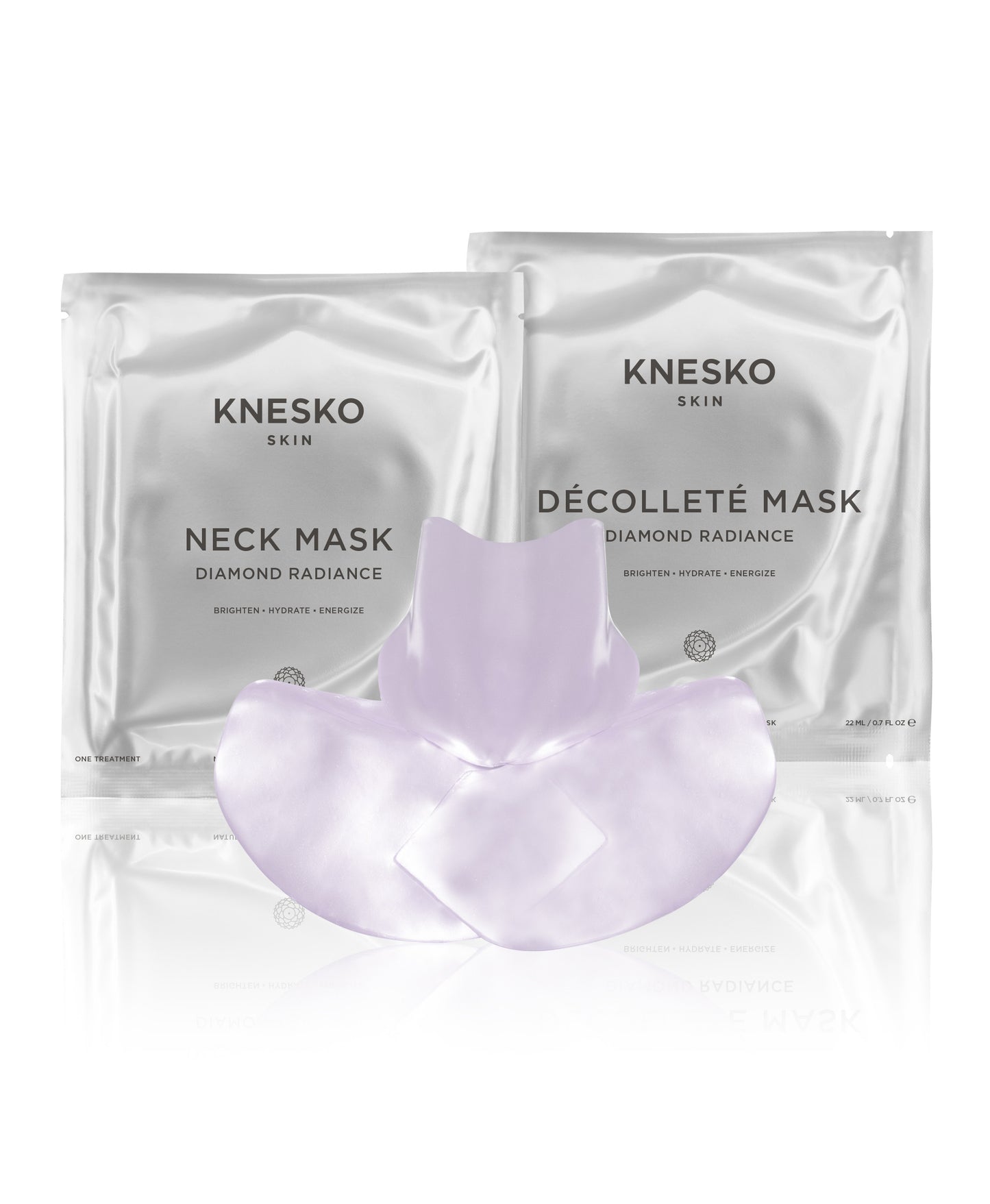 Diamond Radiance Neck and Decollete Mask Combo.