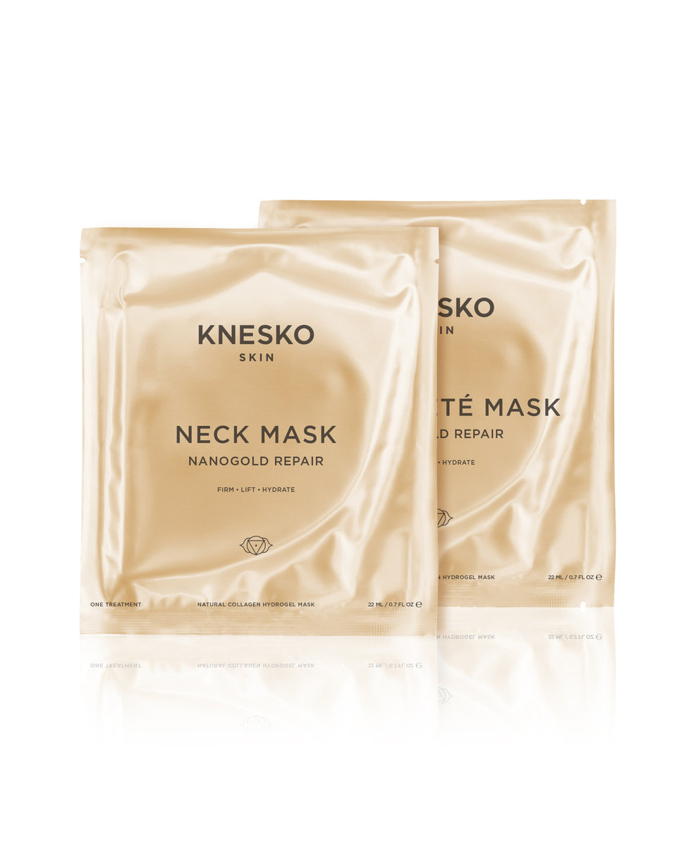 Nano Gold Repair Neck and Decollete Mask Combo KNESKO